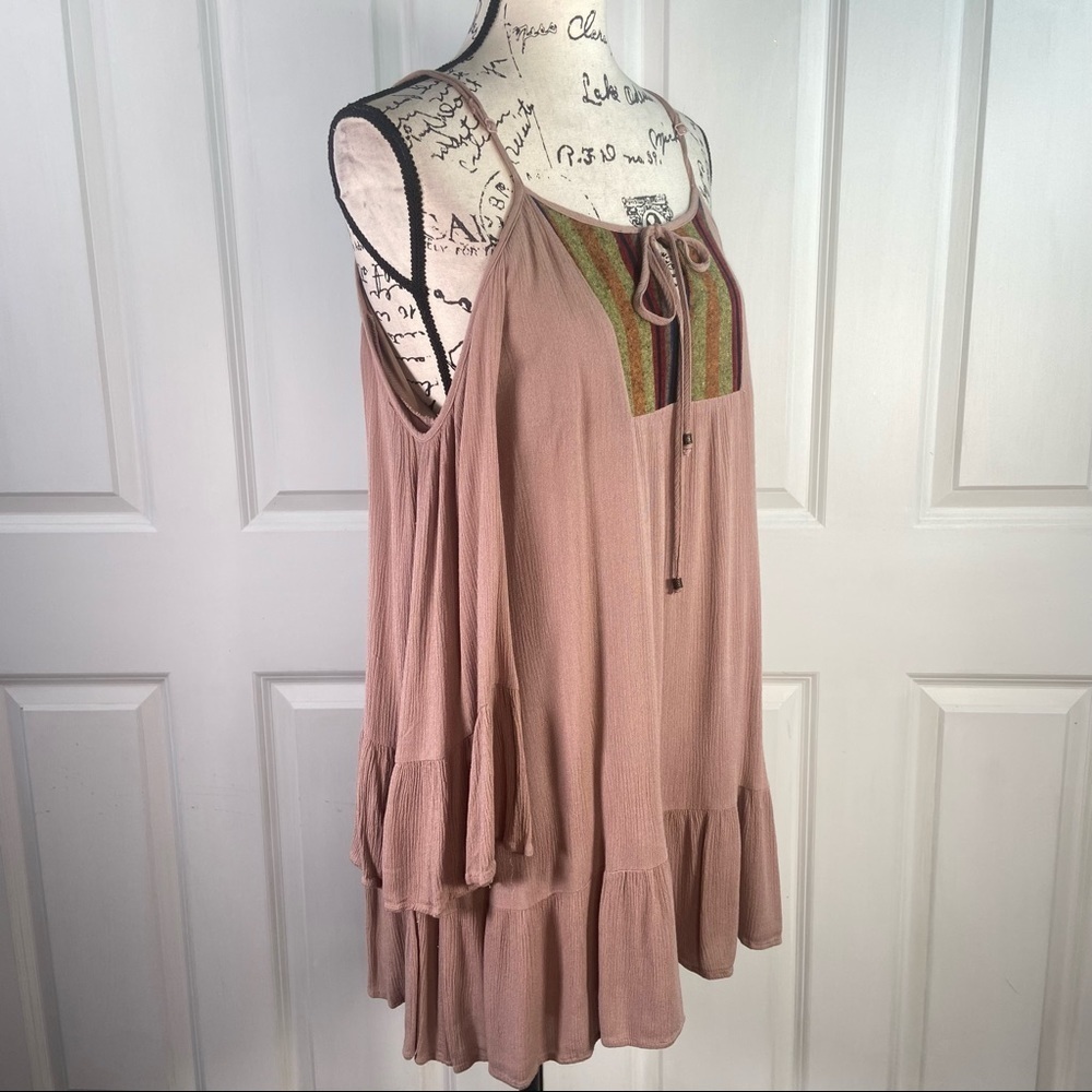 Double Zero Bohemian Cover-Up Mini Dress - Picture 10 of 14